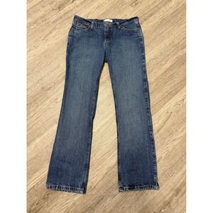 Wrangler Cash Cowgirl Cut Jeans Womens 9/10x32 Medium Wash Denim WRC10AS Western